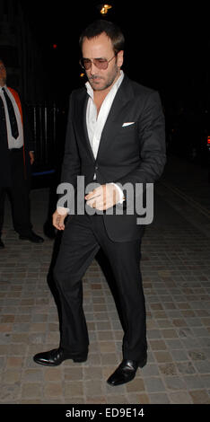 Celebrities at the Chiltern Firehouse in Marylebone  Featuring: Tom Ford Where: London, United Kingdom When: 30 Jun 2014 Stock Photo