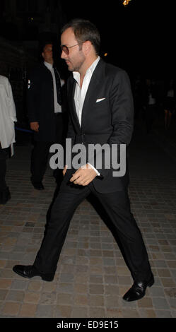 Celebrities at the Chiltern Firehouse in Marylebone  Featuring: Tom Ford Where: London, United Kingdom When: 30 Jun 2014 Stock Photo