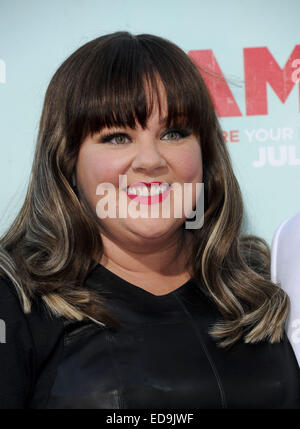 Film Premiere of Tammy  Featuring: Melissa McCarthy Where: Los Angeles, California, United States When: 01 Jul 2014 Stock Photo