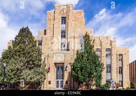 Court House in downtown, Boulder, Colorado, USA Stock Photo