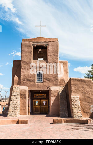 San Miguel Church, Santa Fe, New Mexico Stock Photo