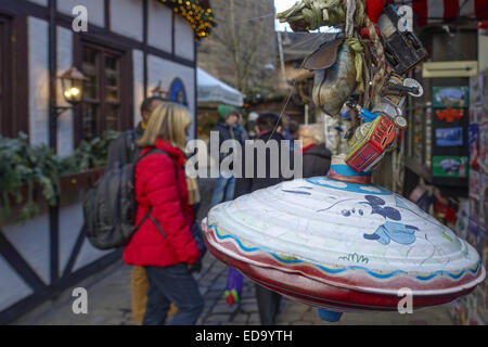 Weihnachtsmarkt im Nürnberger Handwerkerhof, Nürnberg, Mittelfranken, Bayern, Deutschland, Europa Stock Photo