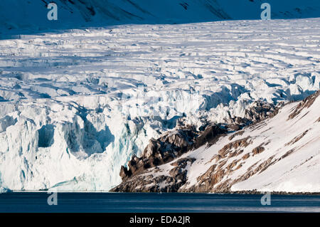 Magdalene Fjord, Spitzbergen, Svalbard Islands, Norway Stock Photo