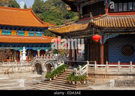 Yuantong Temple, Buddhist temple in Kunming, Yunnan province, China Stock Photo