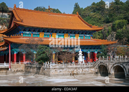 Yuantong Temple, Buddhist temple in Kunming, Yunnan province, China Stock Photo