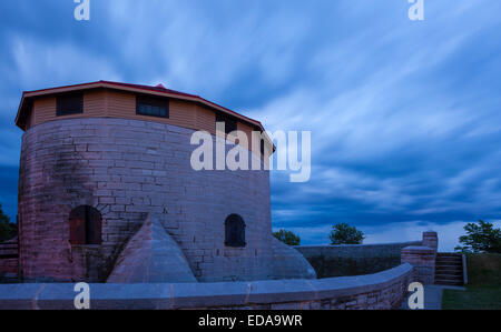 Murney Tower a National Historic Site of Canada in Kingston, Ontario, Canada. Stock Photo