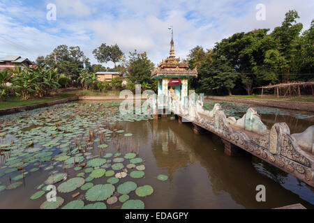 Local temple, Hsipaw, Shan State, Myanmar Stock Photo