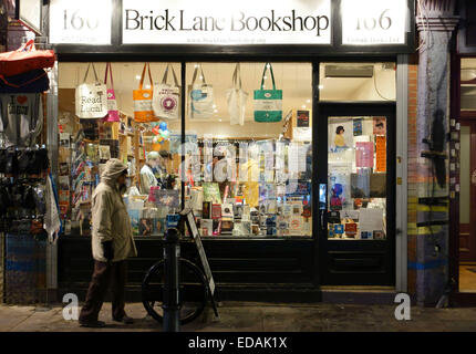 Brick Lane Bookshop in Brick Lane, London Stock Photo