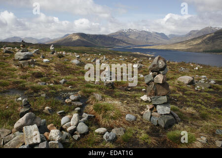 Glen Garry Scotland landscape Stock Photo