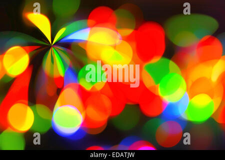 Bright abstract color spotlight pattern background Stock Photo