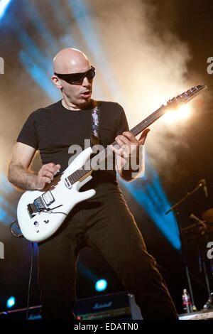 Joe Satriani performed at Sportarena stage, Budapest, Hungary Aug 01, 2012 Stock Photo
