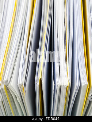 Document book for manager in the meeting room. Stock Photo