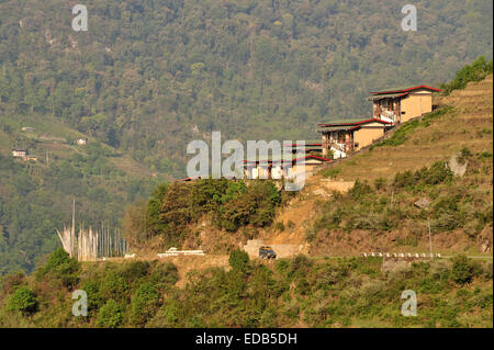 Landscape, Trongsa, Bhutan Stock Photo
