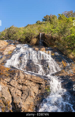 HHOHHO, SWAZILAND, AFRICA - Phophonyane Nature Reserve waterfall. Stock Photo