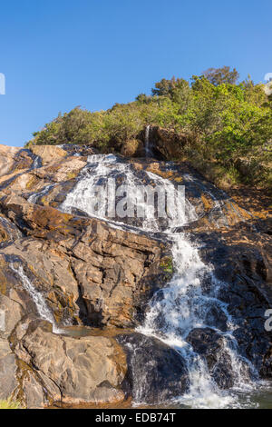 HHOHHO, SWAZILAND, AFRICA - Phophonyane Nature Reserve waterfall. Stock Photo