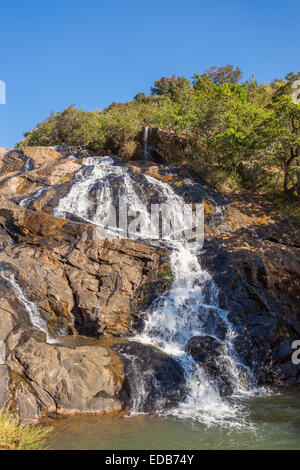 HHOHHO, SWAZILAND, AFRICA - Phophonyane Nature Reserve waterfall. Stock Photo