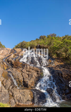 HHOHHO, SWAZILAND, AFRICA - Phophonyane Nature Reserve waterfall. Stock Photo