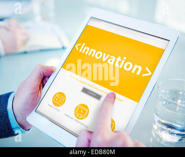 Digital Online Innovation Development Web Page Browsing Concept Stock Photo