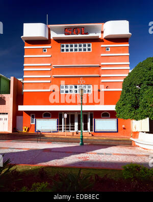 Low Angle View of the Theater Sol, San German, Puerto Rico Stock Photo