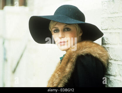 MARIANNE FAITHFUL English pop singer about 1970 Stock Photo