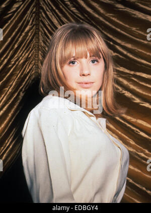 MARIANNE FAITHFUL English pop singer about  1964 Stock Photo