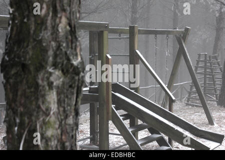 A walk in to the woods , Cholomontas  Mountain in Chalkidiki Greece Stock Photo