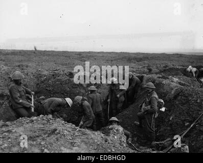 Battle of Flers-Courcelette. Stock Photo