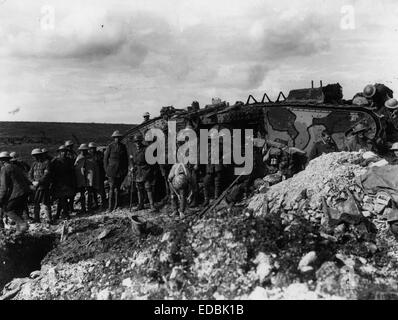 Battle of Flers-Courcelette. Stock Photo