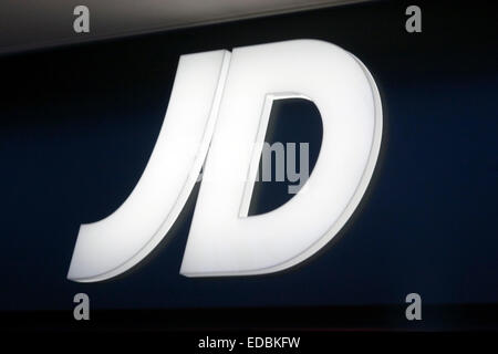 JD Sports store signage Stock Photo