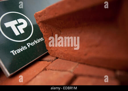 Illustrative image of a Travis Perkins yard. Stock Photo