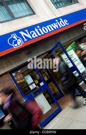 A Nationwide branch in Central London Stock Photo