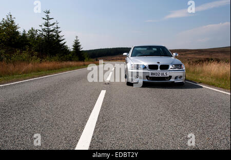 2002 E46 335d BMW 3 Series diesel saloon modified with Alpina wheels and accesories Stock Photo