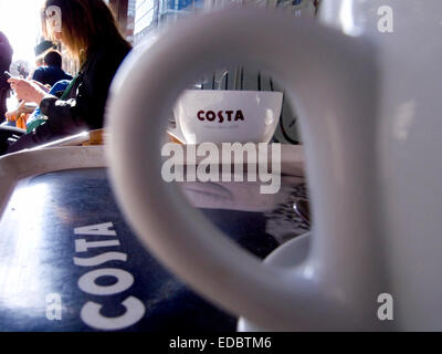 Illustrative image of costa Coffee. Stock Photo