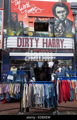 Dirty Harry Clothes Shop, Brighton, UK Stock Photo