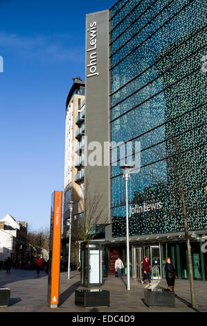 John Lewis store on The Hayes, Cardiff, Wales, UK. Stock Photo