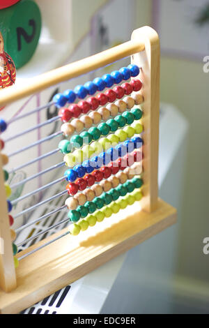school abacus Stock Photo