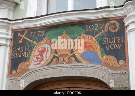 Art deco building in Paasau Germany Stock Photo