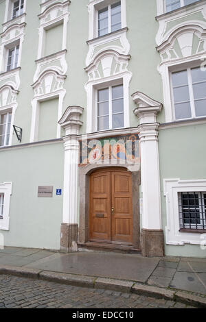 Art deco building in Paasau Germany Stock Photo