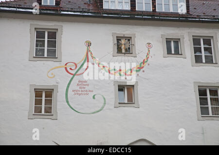 Art deco building in Paasau Germany Stock Photo