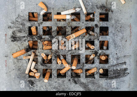 cigarette butts Stock Photo