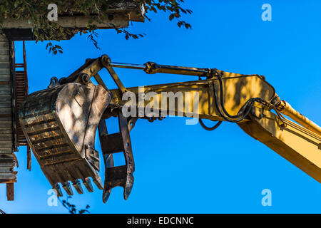 Mechanical Digger Arm Stock Photo