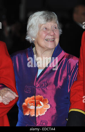 London, UK. 5th Jan, 2015. Baroness Shirley Williams attends the UK premiere of ''Testament Of Youth''at Empire Leciester Square. Credit:  Ferdaus Shamim/ZUMA Wire/Alamy Live News Stock Photo