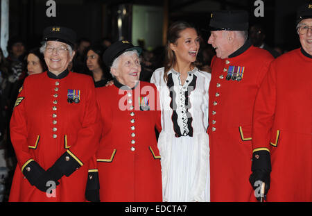 London, UK. 5th Jan, 2015. attends the UK premiere of ''Testament Of Youth''at Empire Leciester Square. Credit:  Ferdaus Shamim/ZUMA Wire/Alamy Live News Stock Photo
