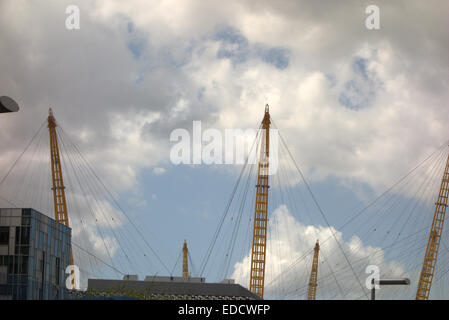 Take to the air on London's only cable car and enjoy a truly unique experience in east London. Enjoy stunning 360-degree views o Stock Photo