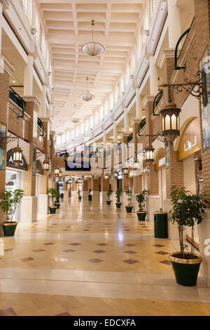 Interior of the Souq Sharq shopping mall in Kuwait. Stock Photo