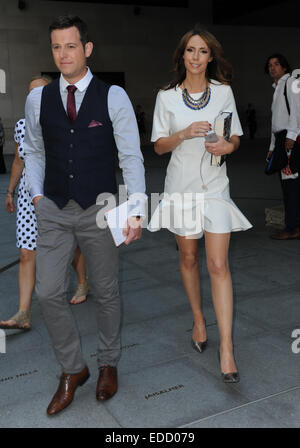 Alex Jones leaving BBC Studios  Featuring: Alex Jones Where: London, United Kingdom When: 03 Jul 2014 Stock Photo