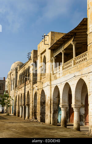 Colonnades, Massawa, Eritrea Stock Photo