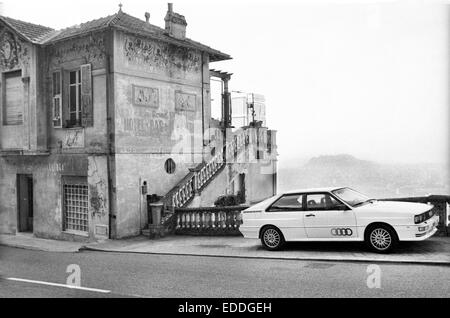 1982 Audi Quattro Coupe in Monte Carlo in 1982 Stock Photo