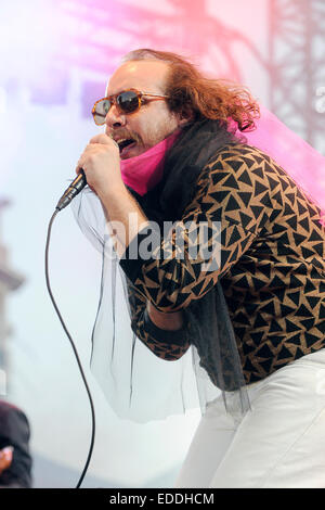 Har Mar Superstar in concert on the occasion of the Nice Jazz Festival 2014 Stock Photo