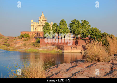 Jaswant Thada Mausoleum in Jodhpur, Rajasthan State, India Stock Photo
